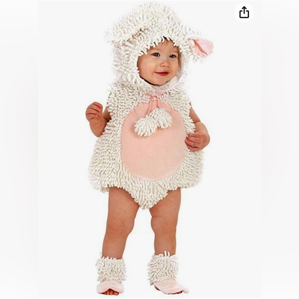 Toddler 18 months/2T Lamb Halloween Costume